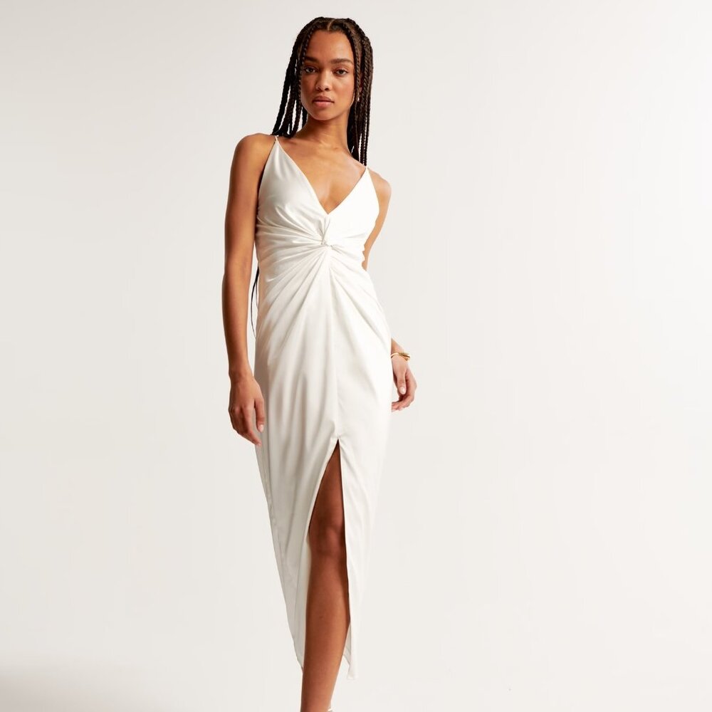 Abercrombie Twist-Front Maxi Dress